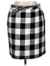 Talbots Checkered-gingham Gray Casual Skirt Size 16 - photo 1