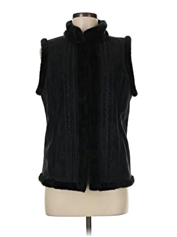 Tribal Faux Fur Vest (view 1)