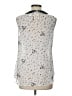 Hot Topic 100% Polyester Silver Sleeveless Blouse Size Lg (0) - photo 2