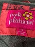 Pink Platinum 100% Polyester Color Block Pink Snow Jacket Size 7 - 8 - photo 3