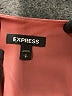 Express 100% Polyester Solid Pink Cocktail Dress Size S - photo 7