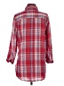Seven7 100% Cotton Plaid Red 3/4 Sleeve Button-Down Shirt Size S - photo 2