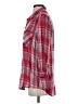 Seven7 100% Cotton Plaid Red 3/4 Sleeve Button-Down Shirt Size S - photo 5