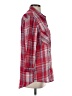 Seven7 100% Cotton Plaid Red 3/4 Sleeve Button-Down Shirt Size S - photo 4