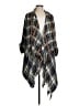 En Creme 100% Cotton Plaid Gray Coat Size S - photo 1