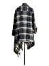 En Creme 100% Cotton Plaid Gray Coat Size S - photo 2
