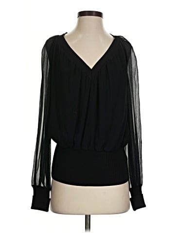 St. John Long Sleeve Silk Top (view 1)
