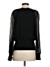 St. John 100% Silk Black Long Sleeve Silk Top Size P (petite) - photo 2