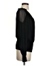 St. John 100% Silk Black Long Sleeve Silk Top Size P (petite) - photo 4