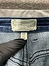 Current/Elliott Stripes Blue Denim Shorts Size 27 waist - photo 3