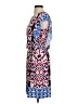 London Times Print Blue Cocktail Dress Size 4 - photo 5