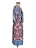 London Times Print Blue Cocktail Dress Size 4 - photo 4