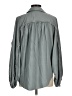 Fate 100% Modal Gray Long Sleeve Button-Down Shirt Size M - photo 2