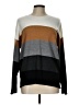 French Connection Color Block Brown Pullover Sweater Size L - photo 1