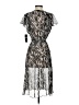 MSK Animal Print Silver Casual Dress Size 4 - photo 2