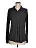 J.Jill Gray Long Sleeve Button-Down Shirt Size Med Petite - photo 1