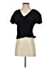 Madewell 100% Viscose Black Short Sleeve Top Size 0 - photo 1