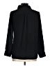 Halogen 100% Polyester Black Long Sleeve Blouse Size M (petite) - photo 2