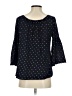 Boden 100% Cotton Blue 3/4 Sleeve Blouse Size 4 - photo 2