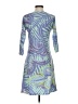 Before+Again Paisley Blue Cocktail Dress Size S - photo 2