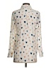 Equipment Hearts Ivory Long Sleeve Blouse Size XS - photo 2