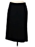 DKNY 100% Wool Solid Black Wool Skirt Size 8 - photo 1