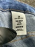 &Denim by H&M Solid Blue Jeans Size 28 waist - photo 8