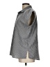 Bobeau Houndstooth Gray Short Sleeve Blouse Size L - photo 5
