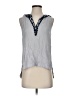 Esley 100% Rayon Gray Sleeveless Blouse Size S - photo 1