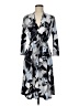 Calvin Klein Print Gray Casual Dress Size 6 - photo 1