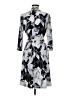 Calvin Klein Print Gray Casual Dress Size 6 - photo 2