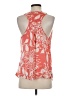 Black Rainn 100% Polyester Orange Sleeveless Blouse Size S - photo 2