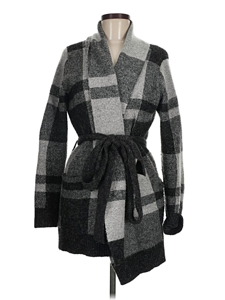 Pre-owned Evolution By Cyrus Cardigan Sweater In Gray