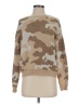 Lucky Brand Camo Tan Pullover Sweater Size S - photo 1