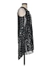 Love...ady 100% Polyester Graphic Black Casual Dress Size S - photo 4