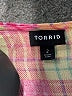 Torrid 100% Rayon Plaid Yellow Tube Top Size 2X Plus (2) - photo 7