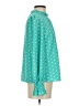 Shein Polka Dots Teal Long Sleeve Blouse Size 4 - photo 4