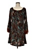 Honeyme Paisley Brown Casual Dress Size M - photo 1