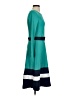 Shein Color Block Teal Casual Dress Size 4 - photo 4
