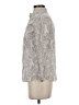 Attention Paisley Silver 3/4 Sleeve Blouse Size XS - photo 5