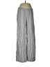 Avenue Montaigne Stripes Silver Casual Pants Size 8 - photo 1