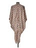 Melissa McCarthy Seven7 100% Polyester Brown Kimono Size L - photo 2