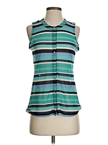The Limited Sleeveless Button-Down Shirt (view 1)