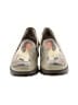 JCON Print Tan Green Flats Size 7 - photo 2