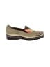 JCON Print Tan Green Flats Size 7 - photo 1