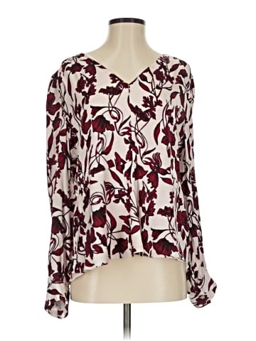 Lewit 3/4 Sleeve Silk Top (view 1)