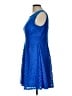 DressBarn 100% Polyester Blue Cocktail Dress Size 10 - photo 5