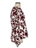 Lewit Burgundy 3/4 Sleeve Silk Top Size L - photo 4