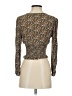 Paper Crane Brown Long Sleeve Blouse Size XS - photo 2