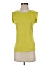 The Limited 100% Polyester Yellow Short Sleeve Top Size XS - photo 1
